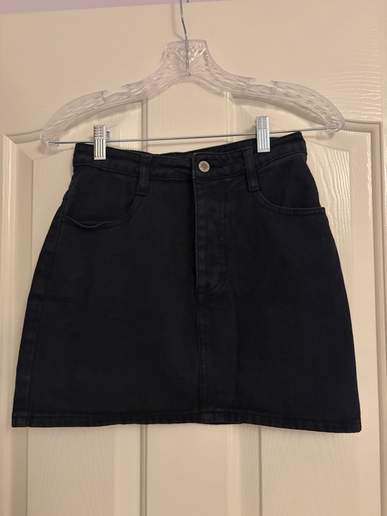 j.galt Dresses & Skirts - Black Denim Mini Skirt - Women